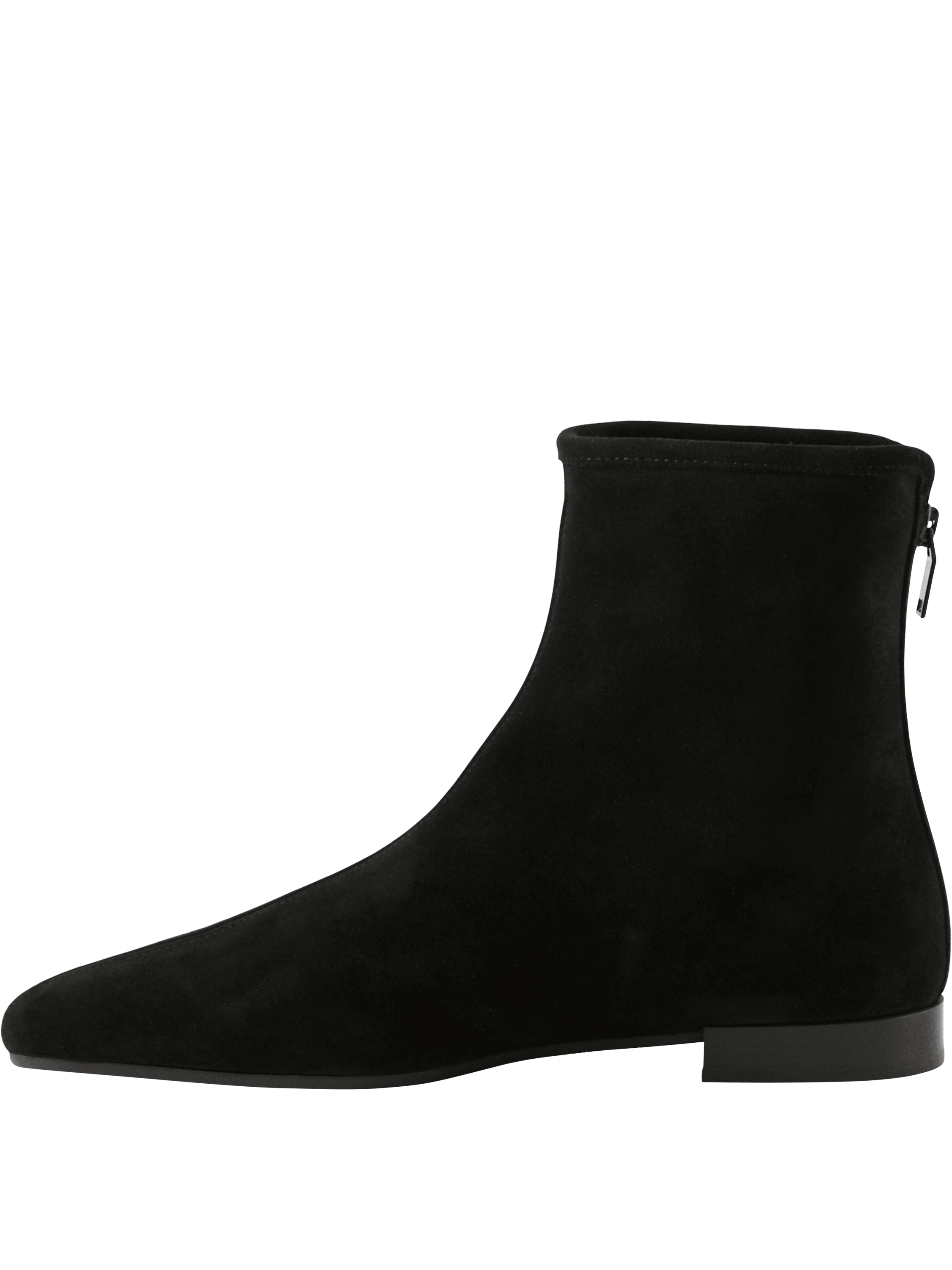 TOTEME Black shearling boots, Front view – UNGER.DE