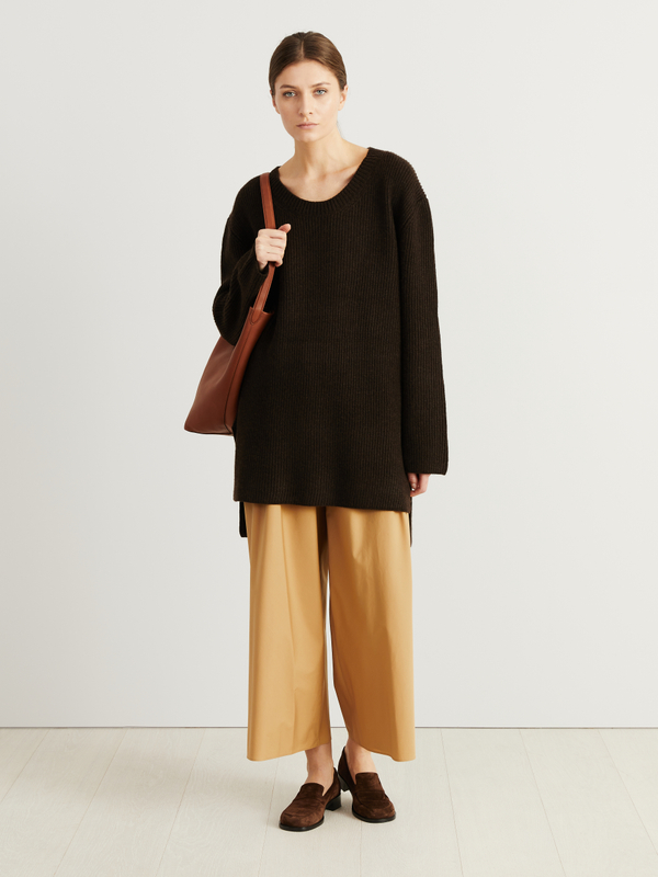 Cashmere-Pullover 'Camela' Dunkelbraun