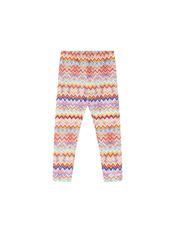Leggings mit Chevron-Print Multi