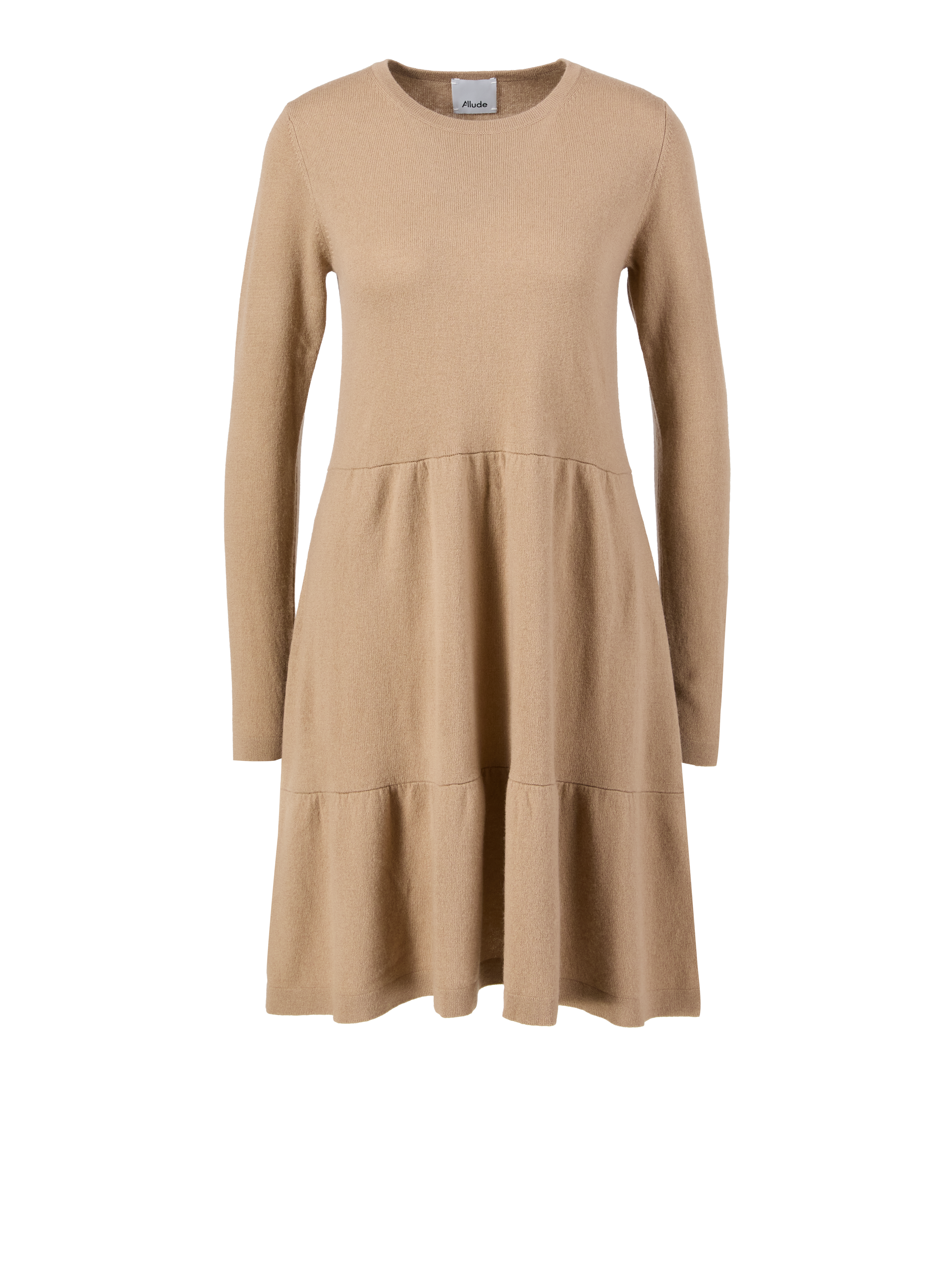 Woll-Cashmere-Kleid Braun