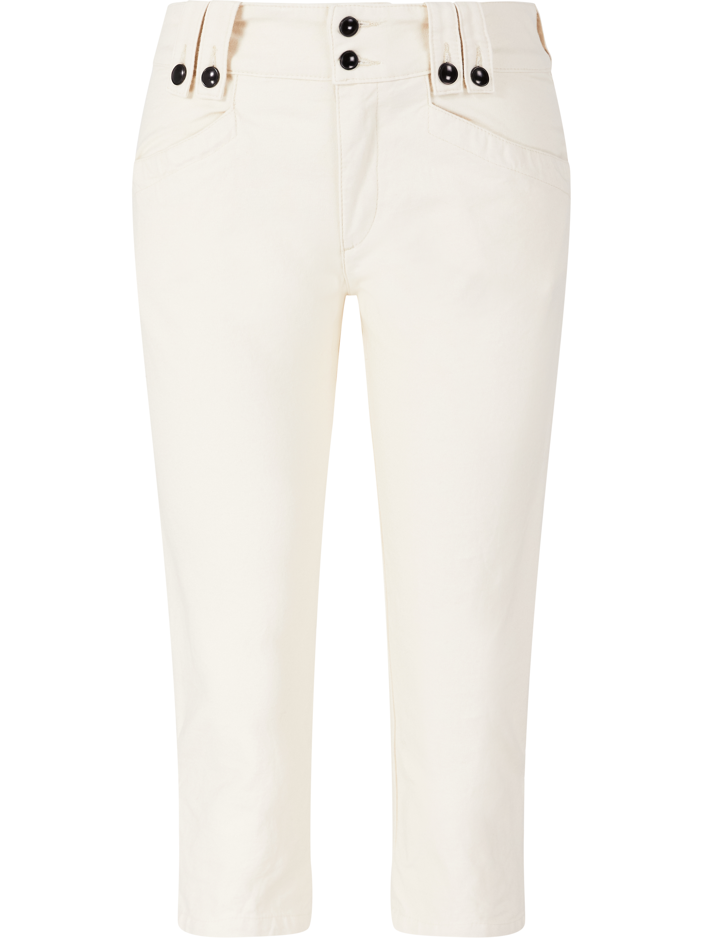 Kurze Caprihose 'Berna' Crème