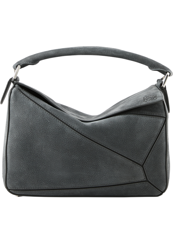 Handtasche 'Puzzle Nubuck Small' Anthracite