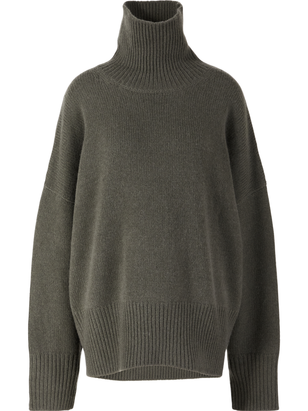 Oversized cashmere jumper with a roll neck – Thyme