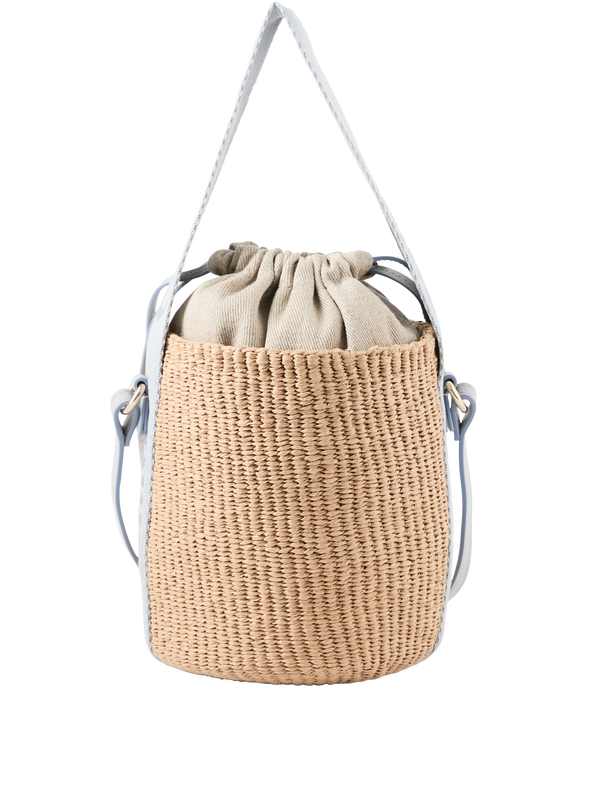 Umhängetasche 'Small Woody Basket' Greyish Blue