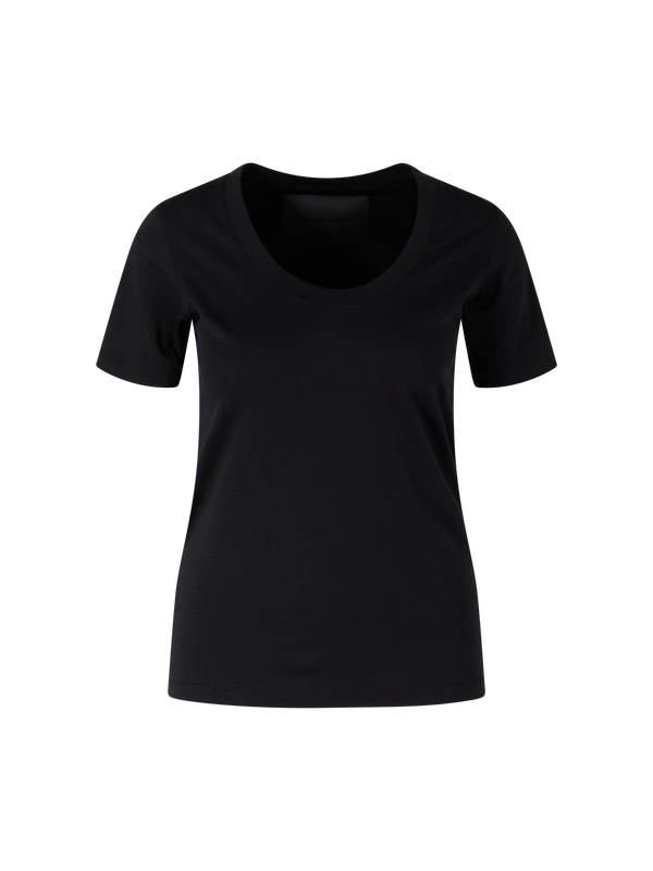 T-Shirt 'Scoop Tee' Schwarz