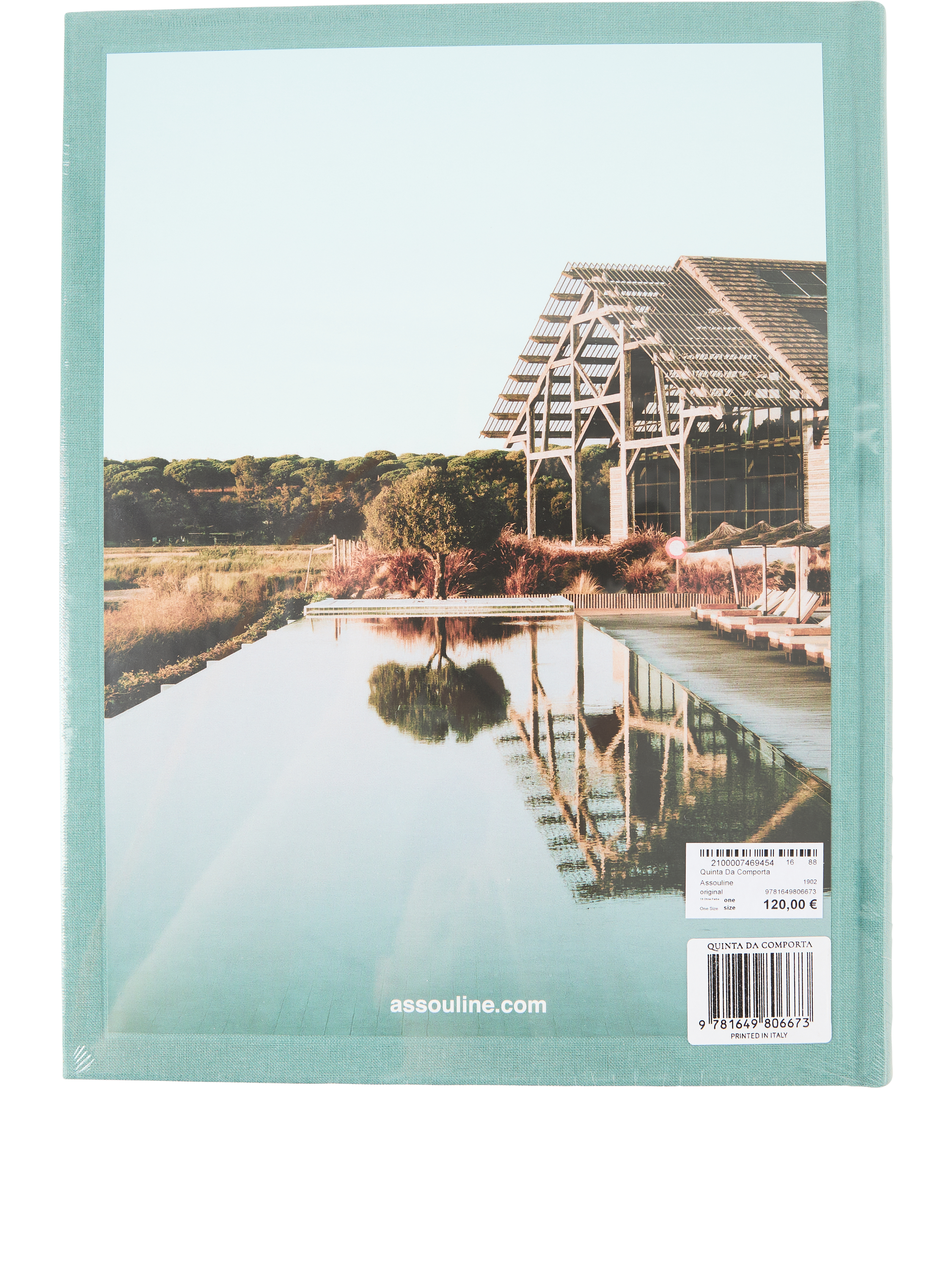 Assouline Buch 'Quinta Da Comporta' Türkis, Frontansicht – UNGER.DE