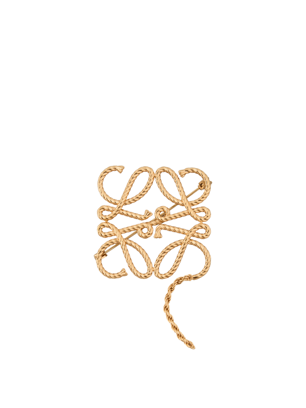 Anagram-Brosche 'Robe' Gold