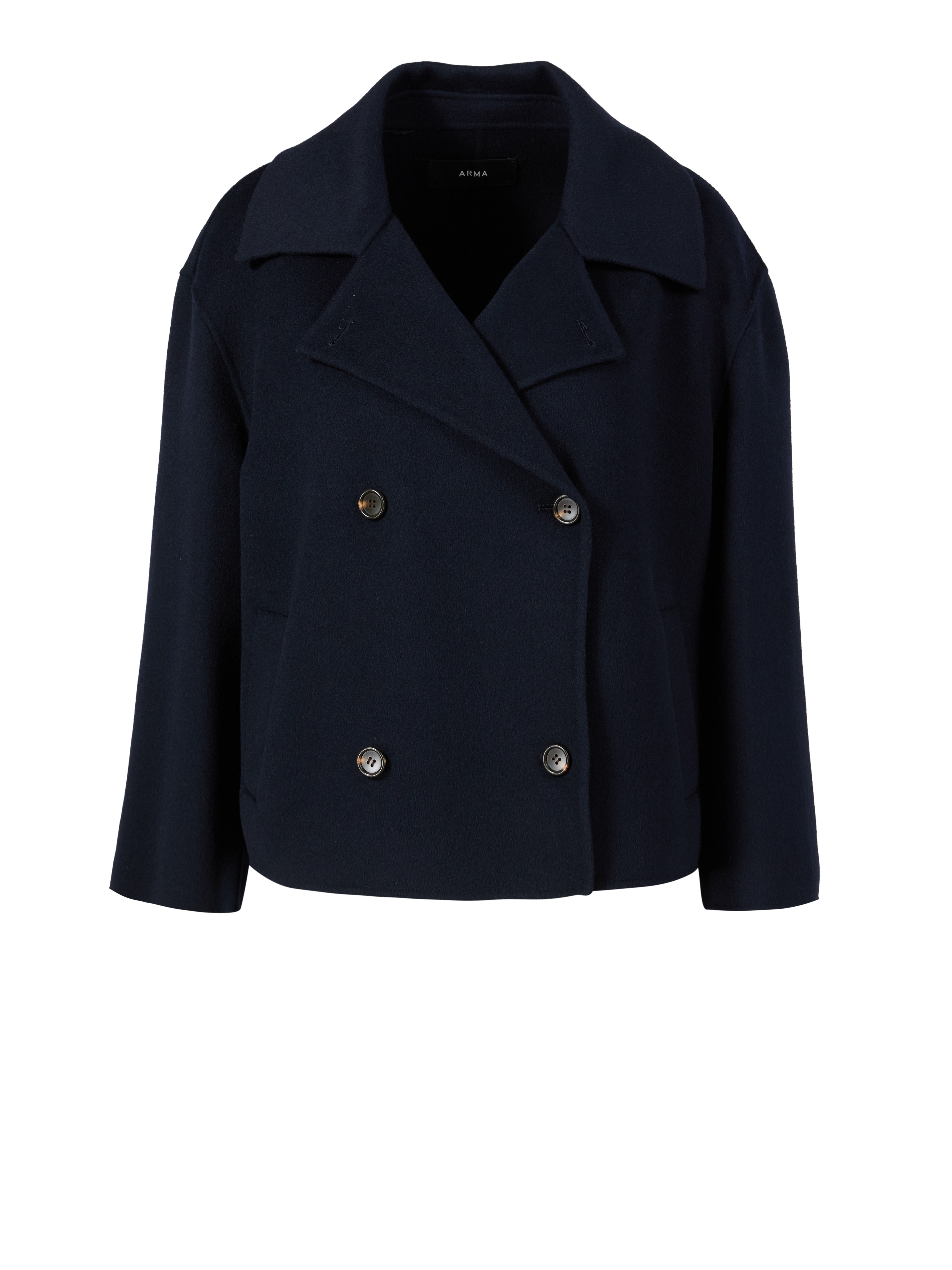 Oversized Wolljacke 'Manila' Marineblau