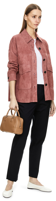 Slim-Fit Stoffhose 'Mary' Marineblau