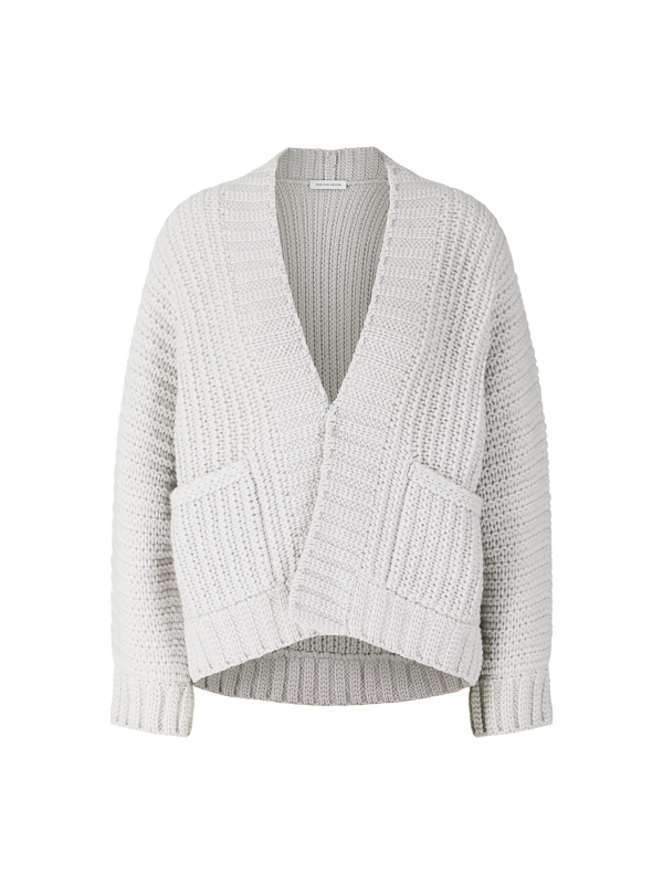 Cashmere-Strickjacke 'Rosanna' Kreide