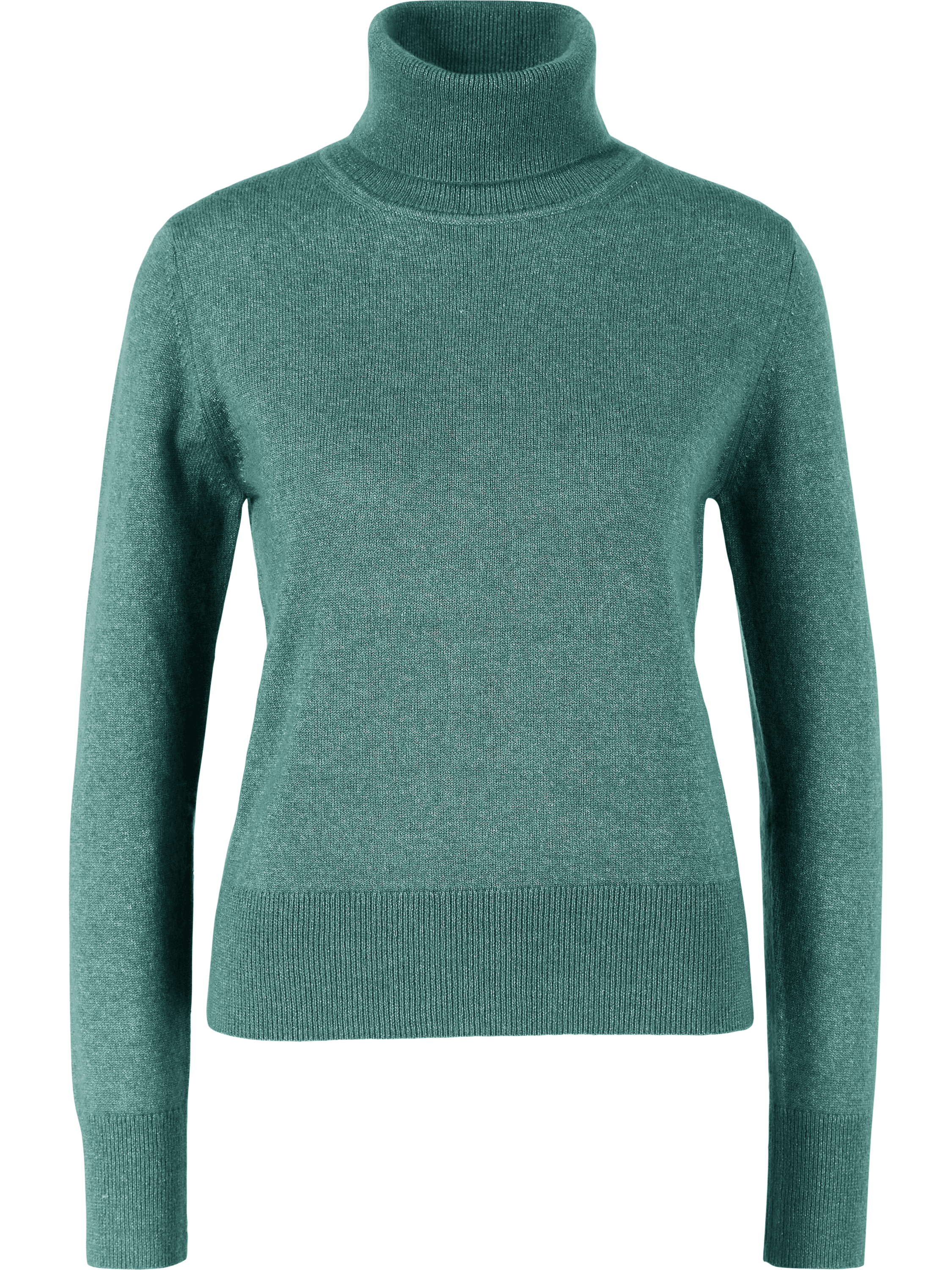 Iris von Arnim Cashmere-Seidenpullover 'Neris' mit Rollkragen Fern, Product view – UNGER.DE