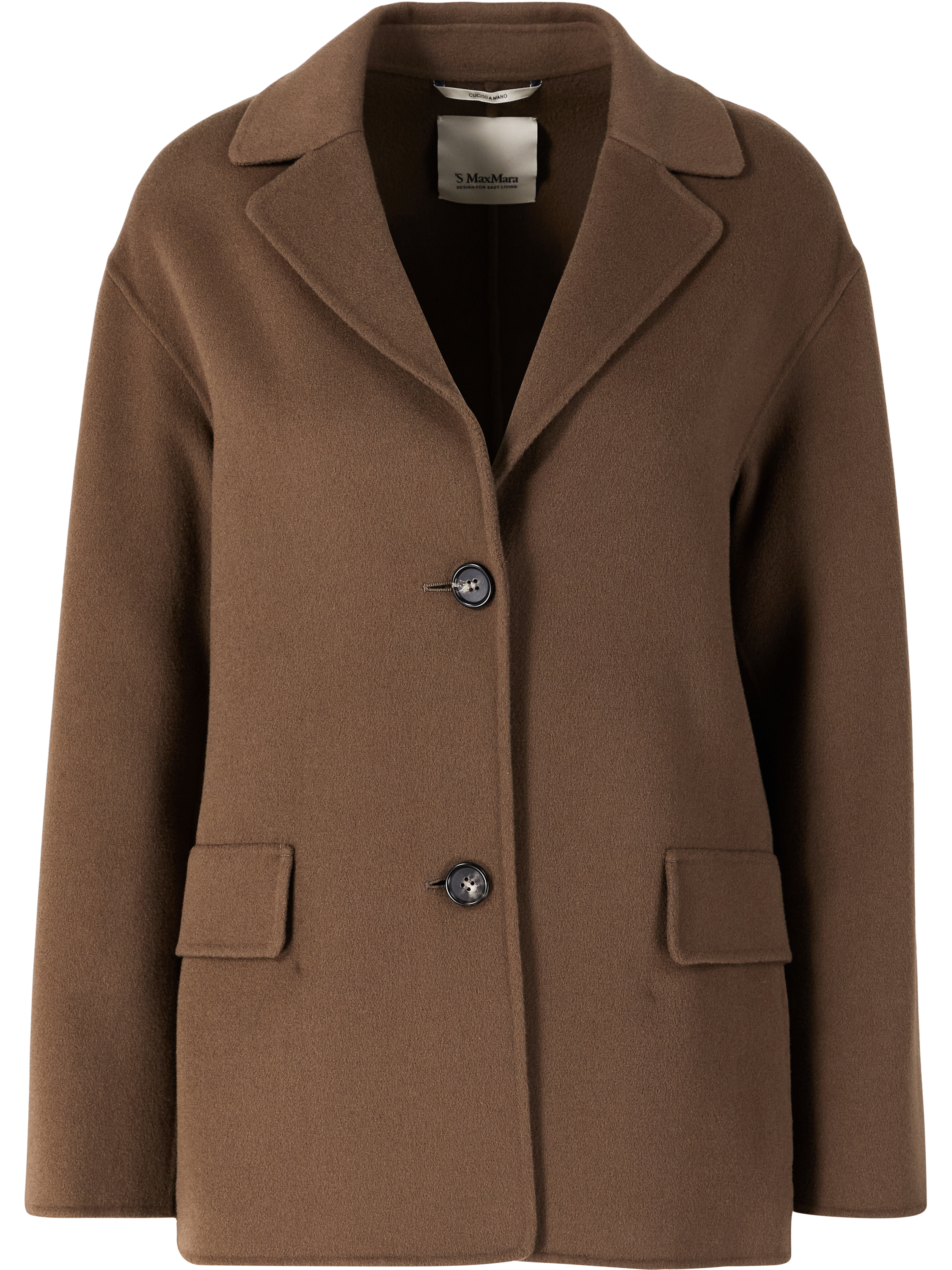 Cabanjacke 'Elfi' aus Schurwolle Braun