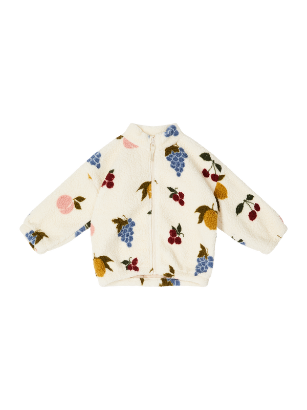 Teddy-Fleecejacke 'Vitamins' Crème