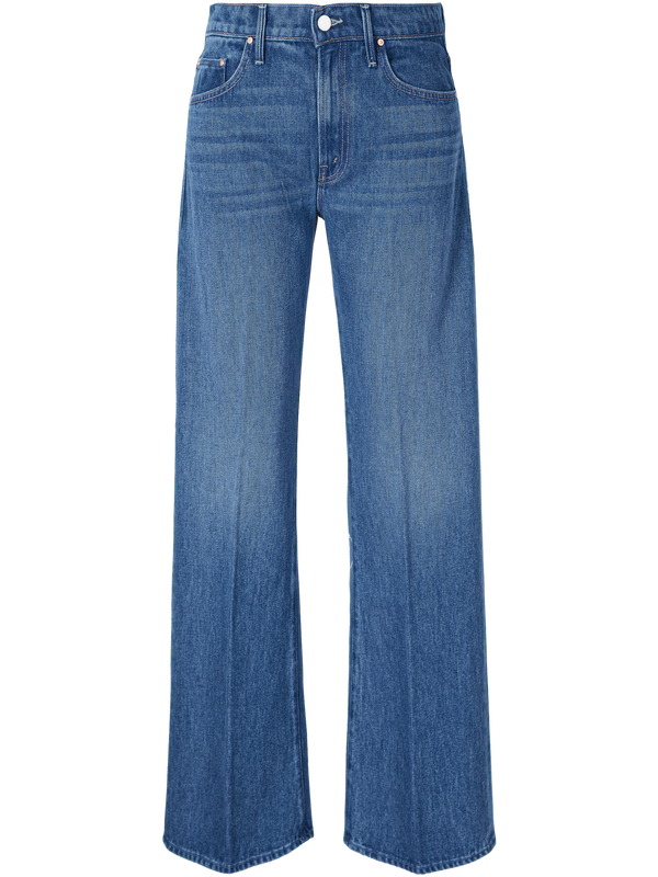 Wide-leg jeans 'The Mid Rise Lasso Sneak' Mid-blue