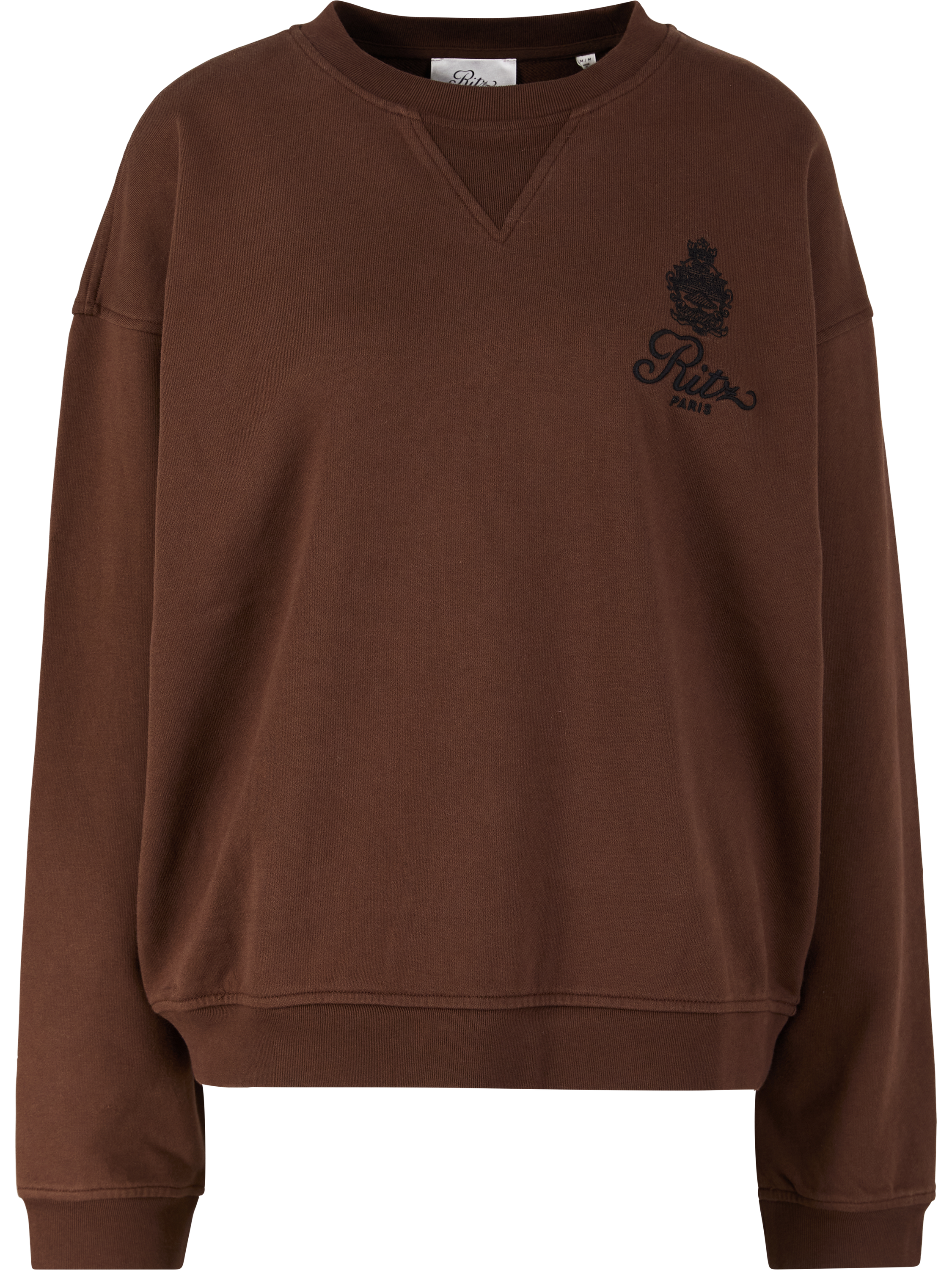 Frame Sweatshirt 'Frame x Ritz Paris' Unisex Braun, Produktansicht – UNGER.DE
