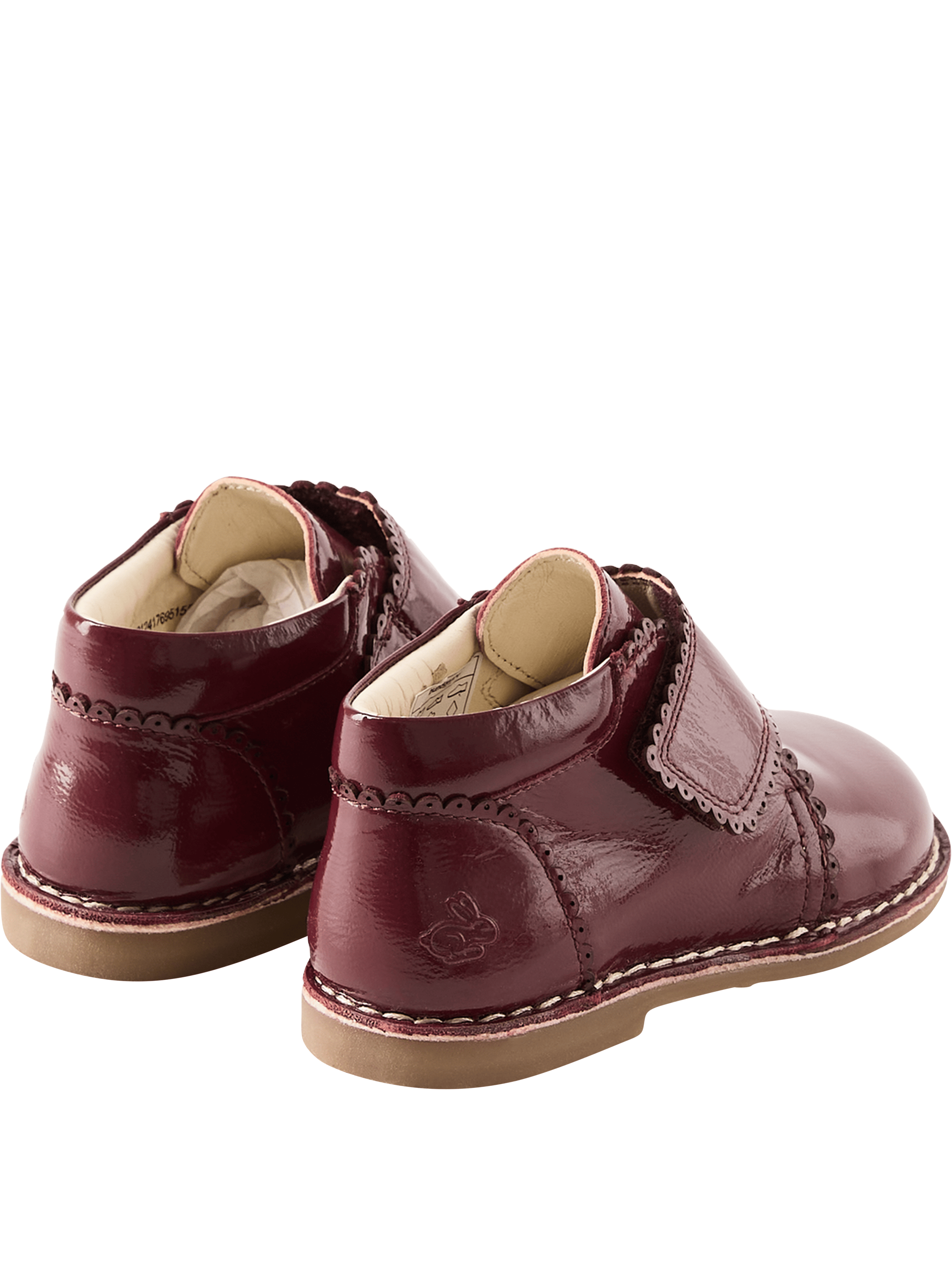 Bundgaard Stiefelette 'Sage Scallop' mit Schnalle Berry, Frontansicht – UNGER.DE