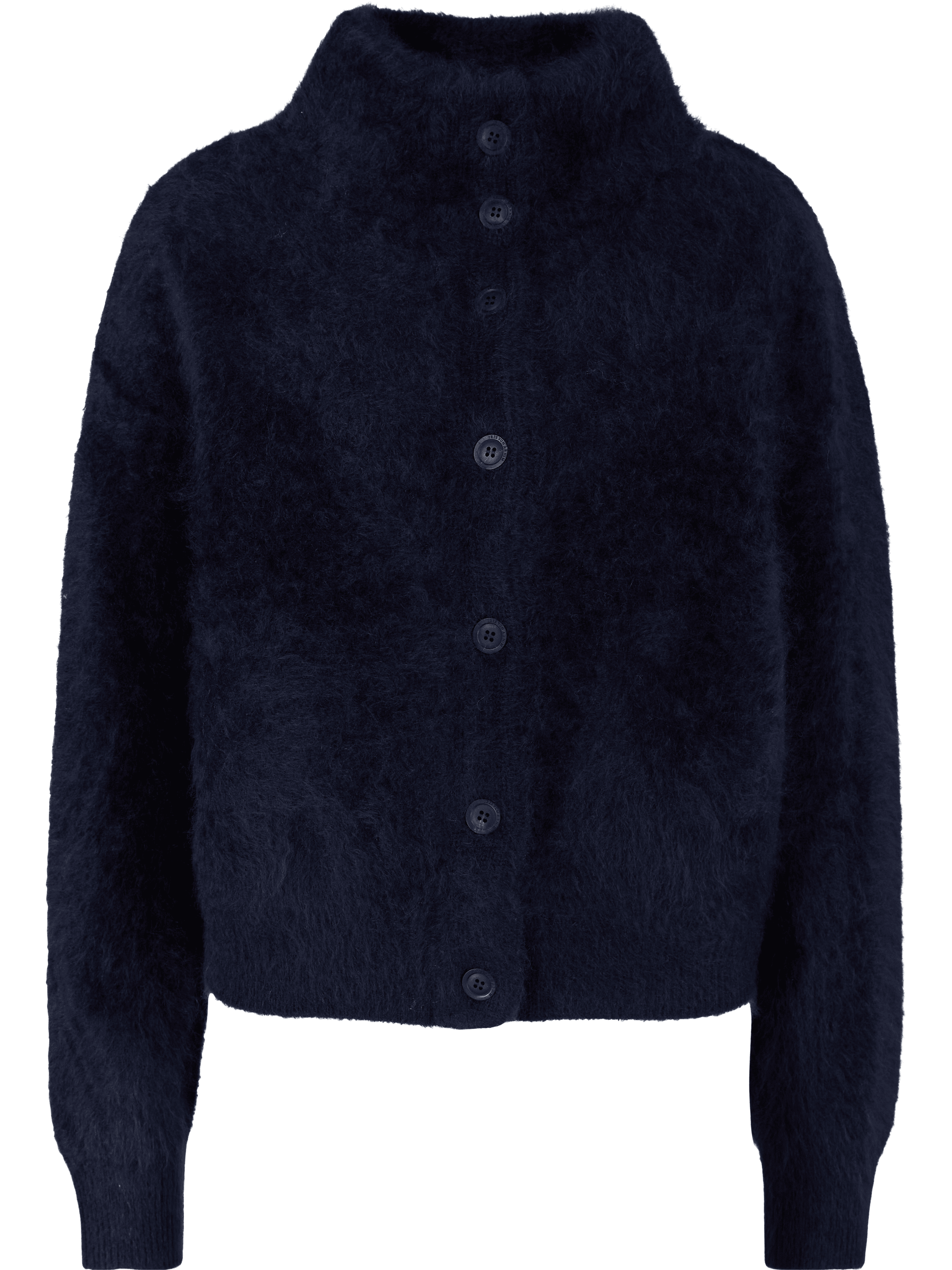 Iris von Arnim 'Dabina Brushed' Navy Cashmere Cardigan, Product view – UNGER.DE
