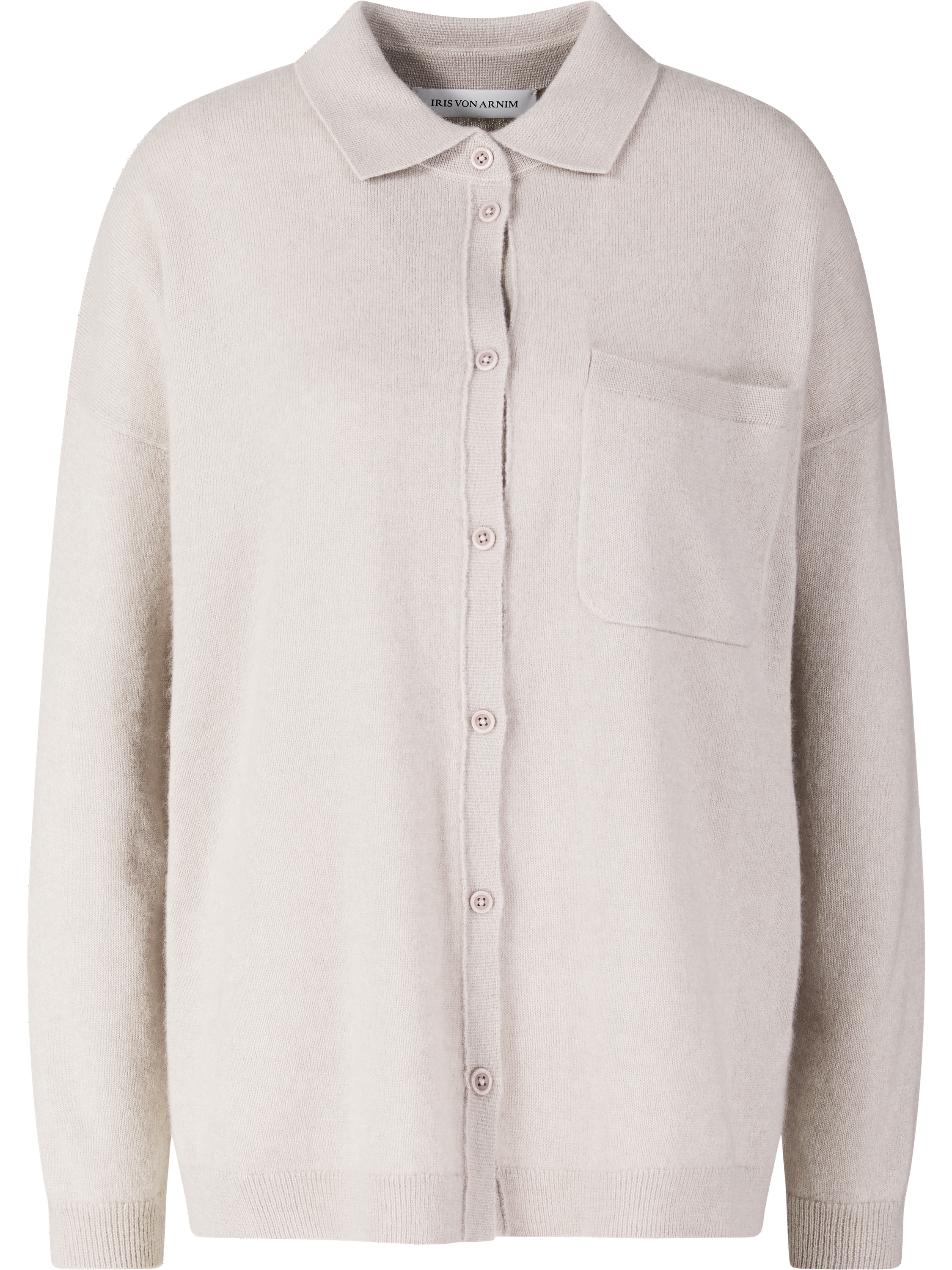 Cashmere-Seidenstrickjacke 'Netimara' Kitt