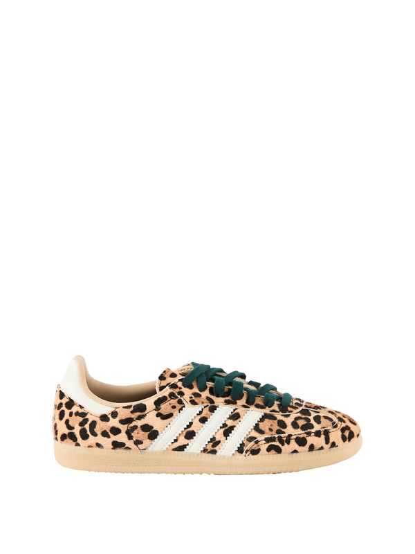 Sneaker 'Samba' mit Animal Print Braun