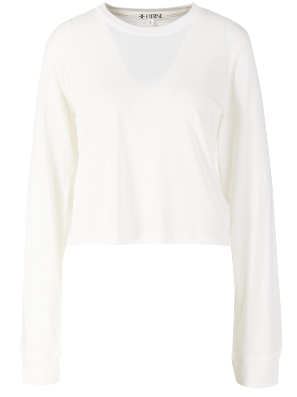 Langarmshirt Crème