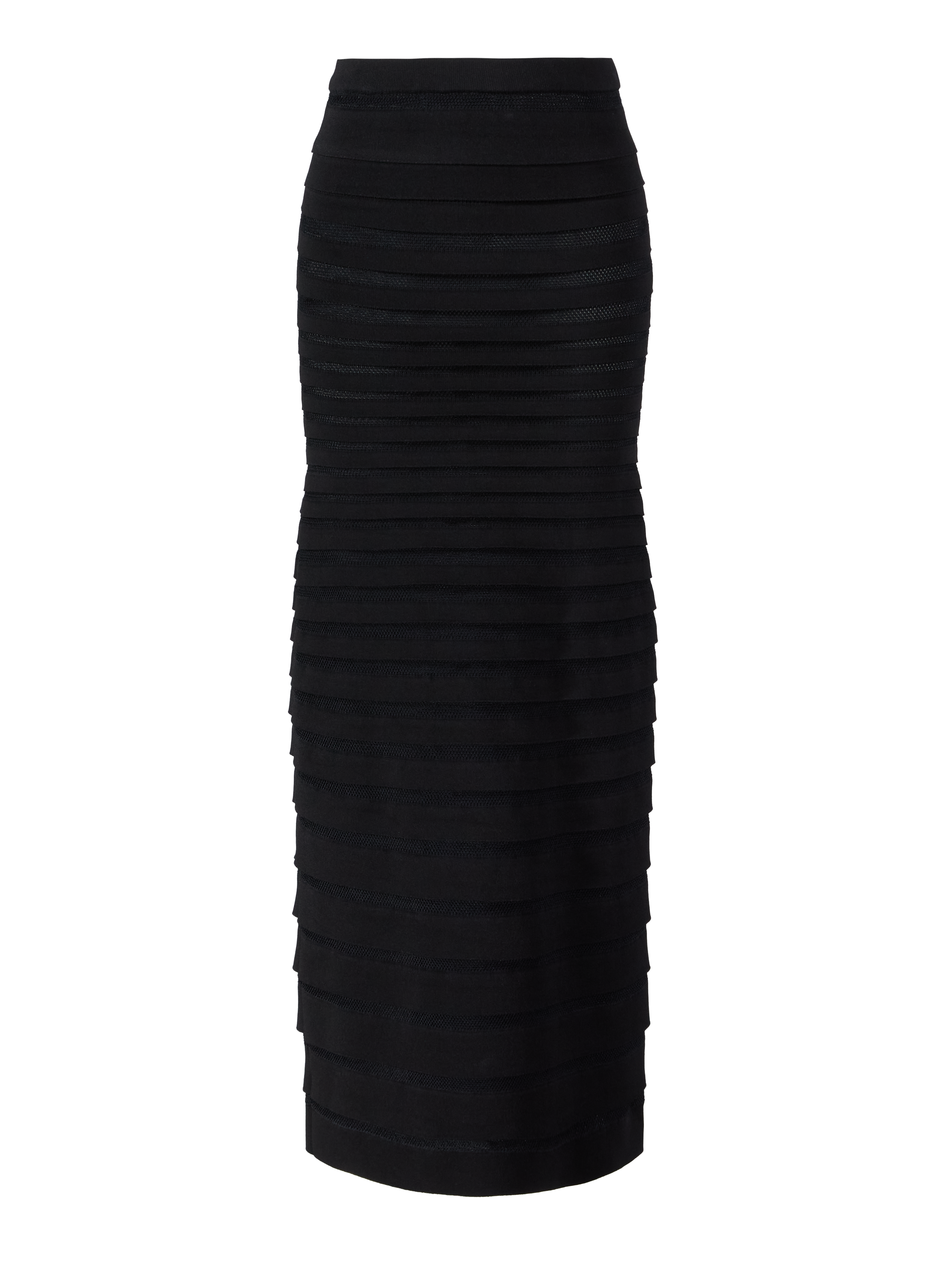 Strapless midi dress black 