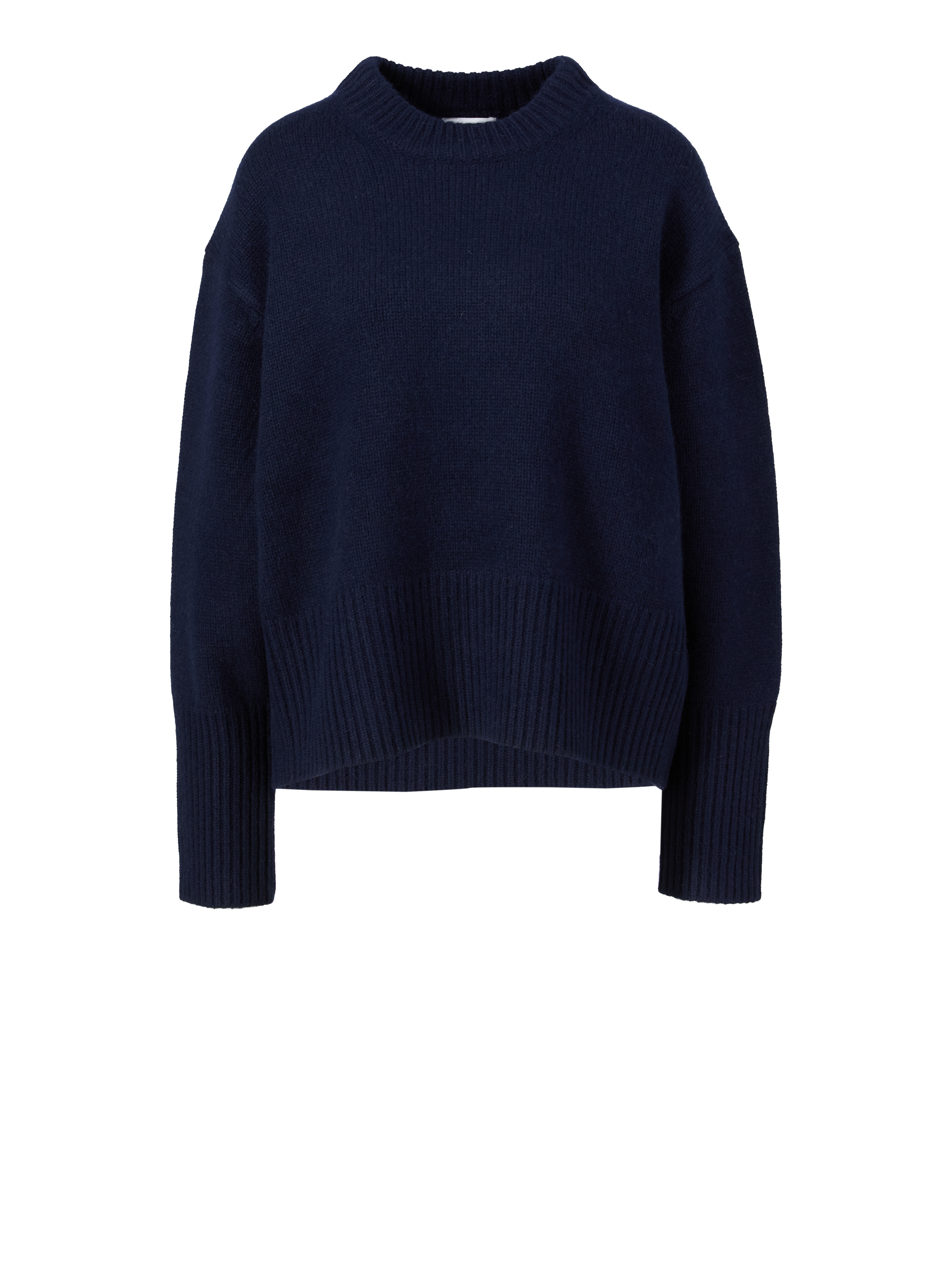 Boxy Cashmere-Pullover Marineblau