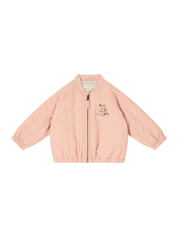 Bomberjacke 'Juno' mit Stickerei Rosé