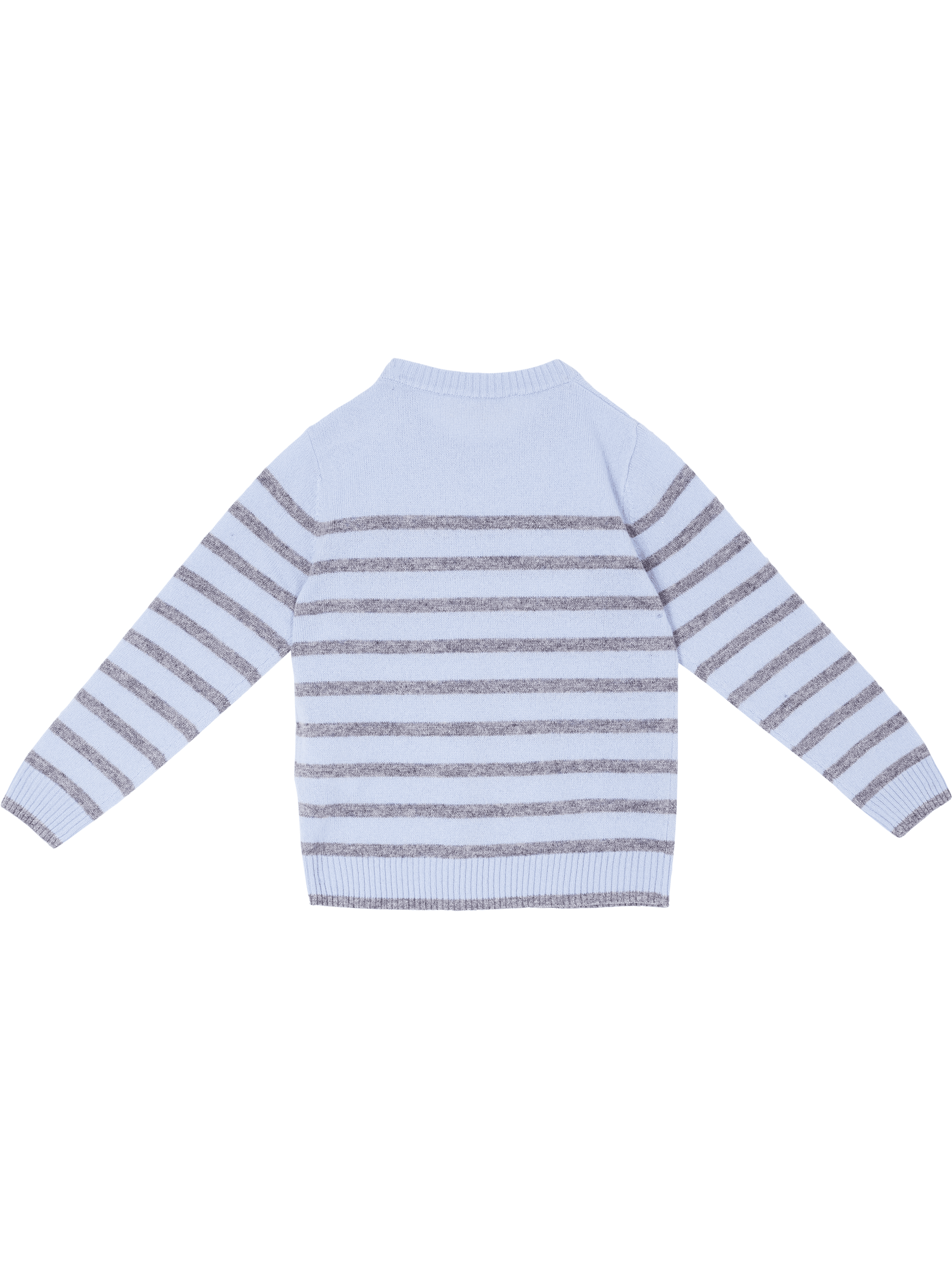 Holmm Gestreifter Cashmere-Pullover 'Obay' Hellblau – UNGER.DE