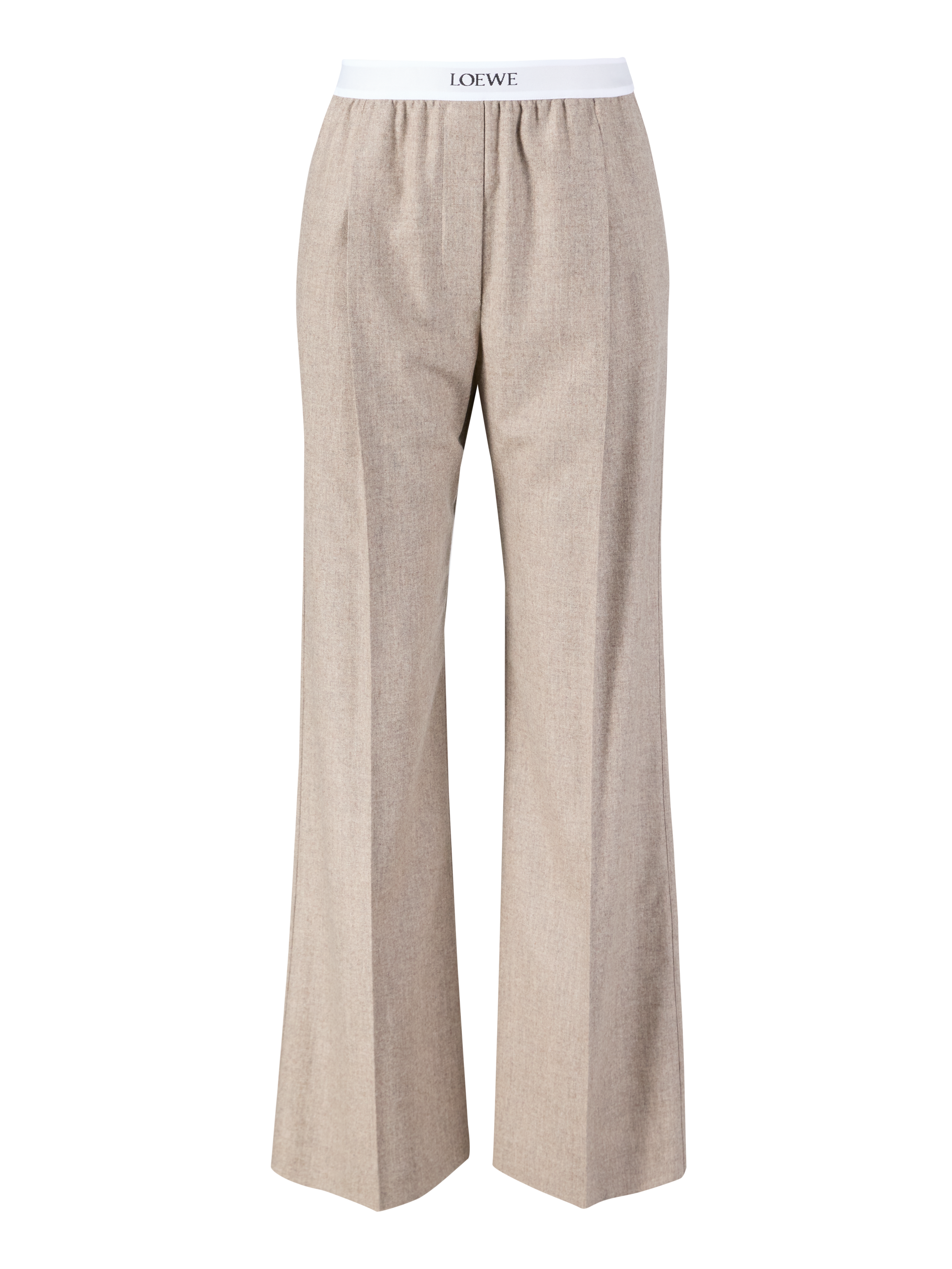 Woll-Cashmere-Hose Beige