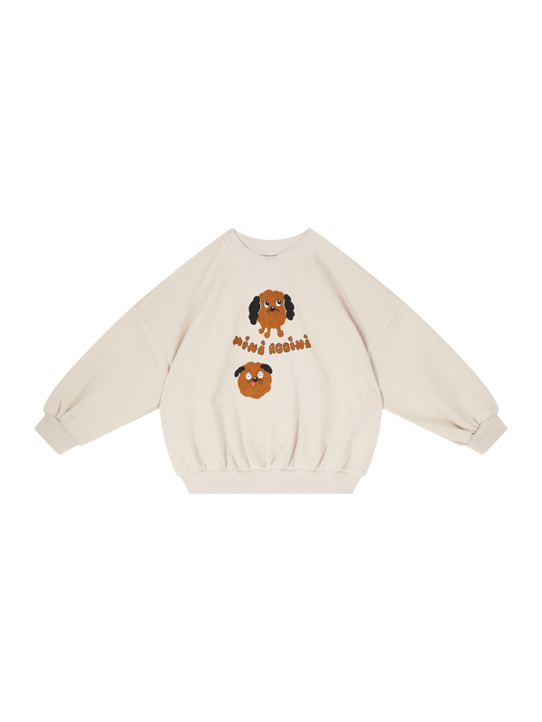 Sweatshirt 'Doggies' Grau