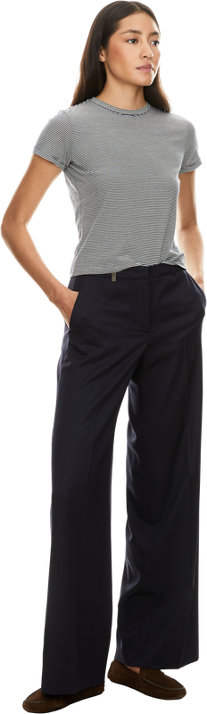 Wollhose Marineblau
