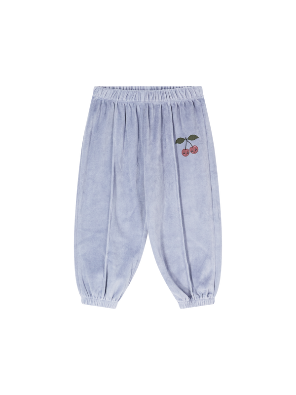 Jogginghose 'Wally' aus Samt Hellblau