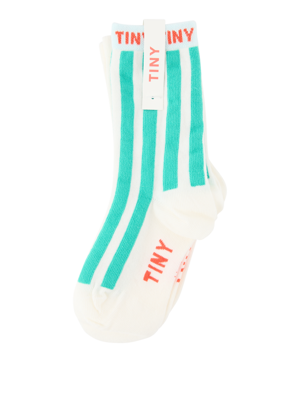 2er-Pack Socken 'Emerald Stripes & Frog' Multi