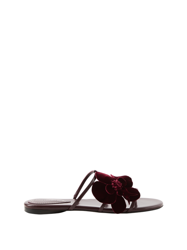 Sandale 'Orchid' Bordeaux