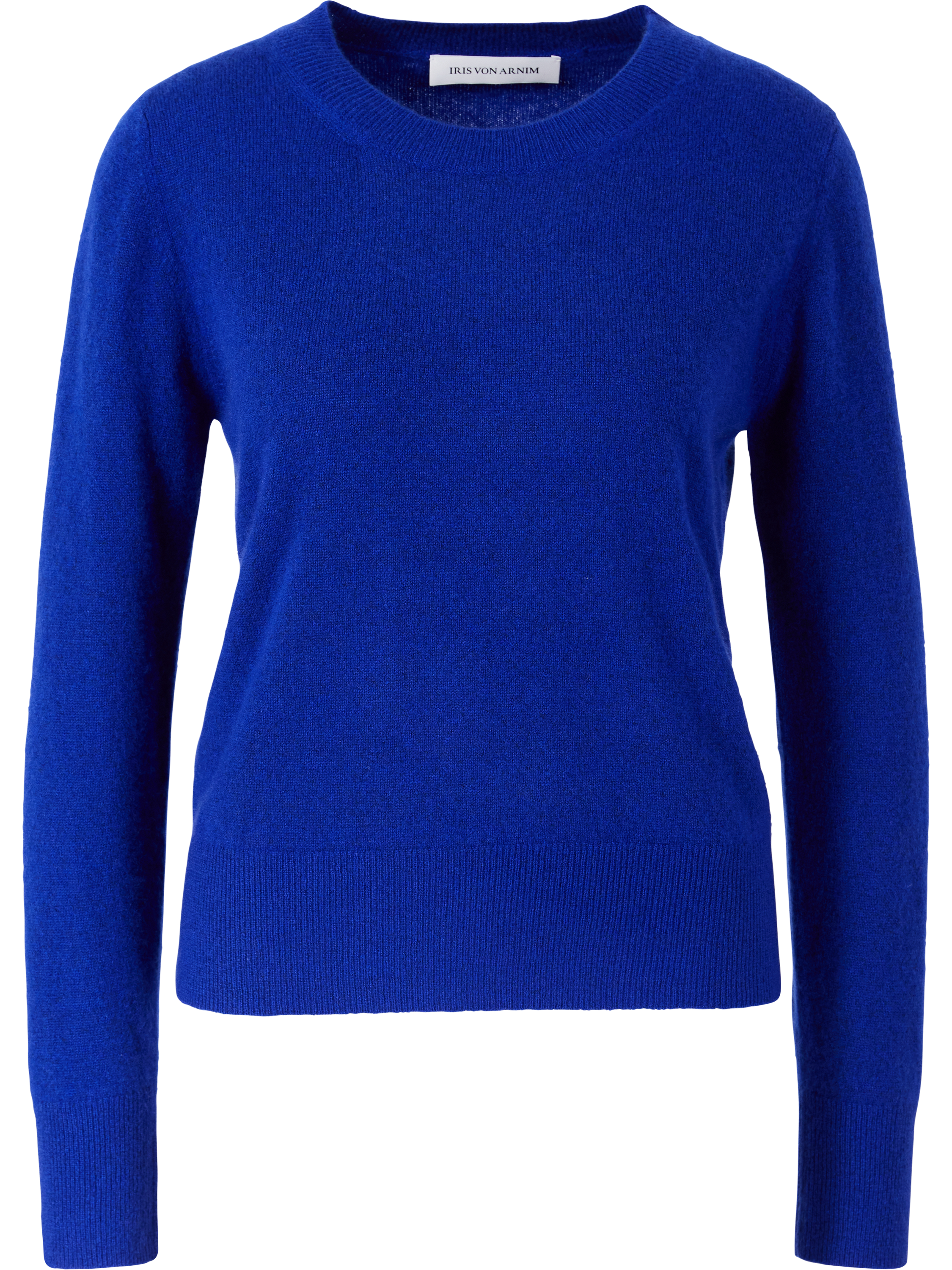 Iris von Arnim Cashmere-Seidenpullover 'NERIS 50' Marine, Produktansicht – UNGER.DE