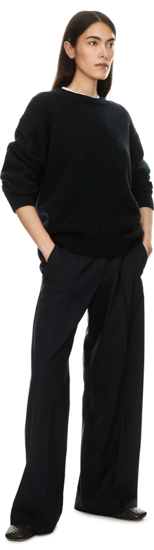Oversize Woll-Cashmere-Pullover ‘Terenza' Navy