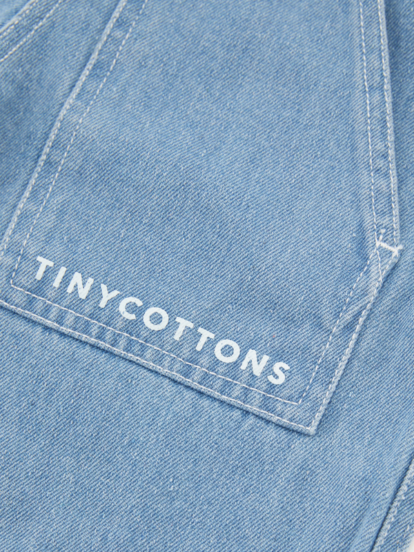 Weite Jeans Hellblau