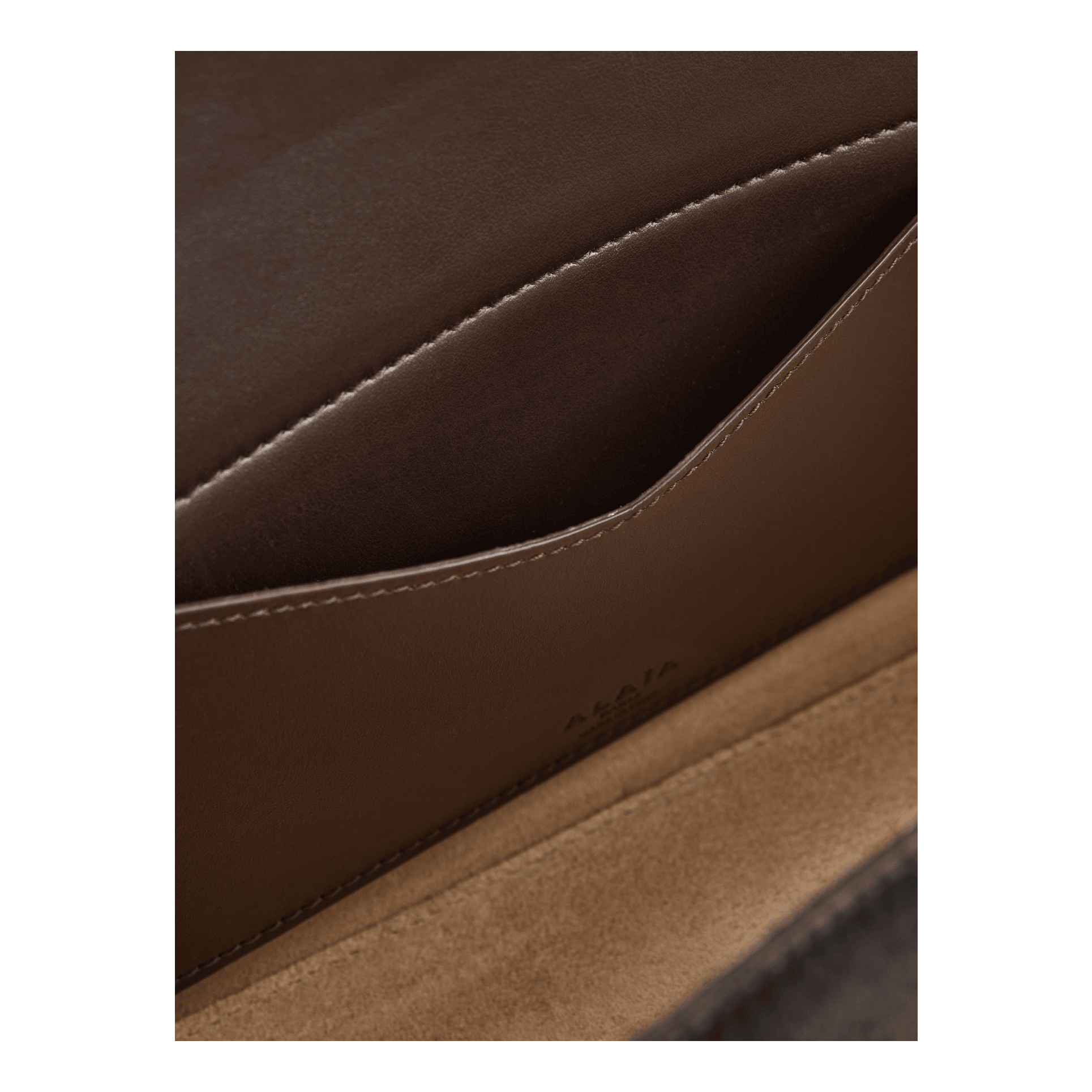 Alaïa Schultertasche 'Le Teckel Medium' aus Kalbsfell Dunkelbraun, Detail view – UNGER.DE