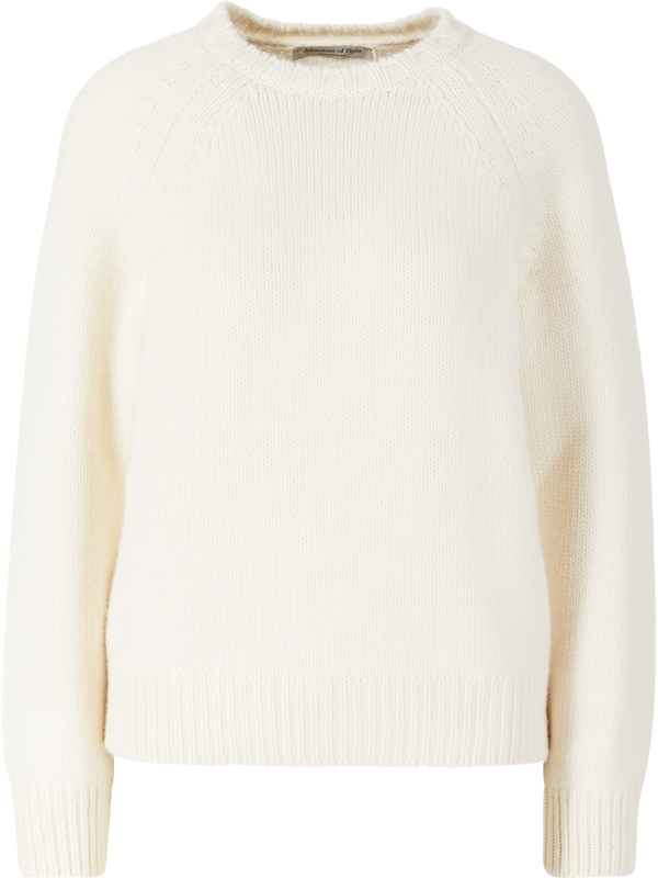 Cashmere-Pullover 'Bay Crew' Crème