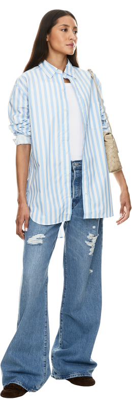 'The Loose' Wide-Leg Jeans – Medium Blue