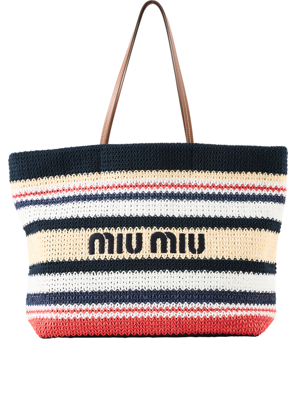 Shopper mit Sticklogo Marineblau