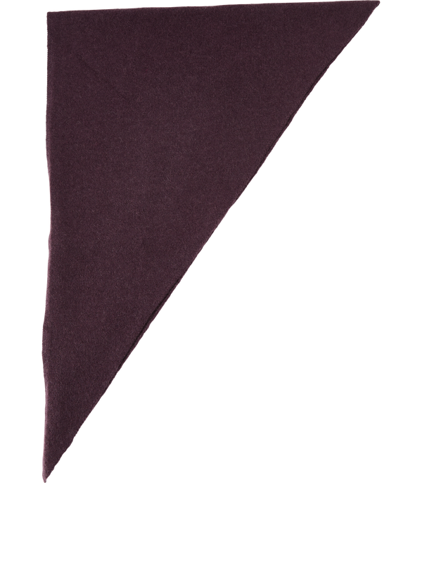 Cashmere-Dreiecksschal Blackberry