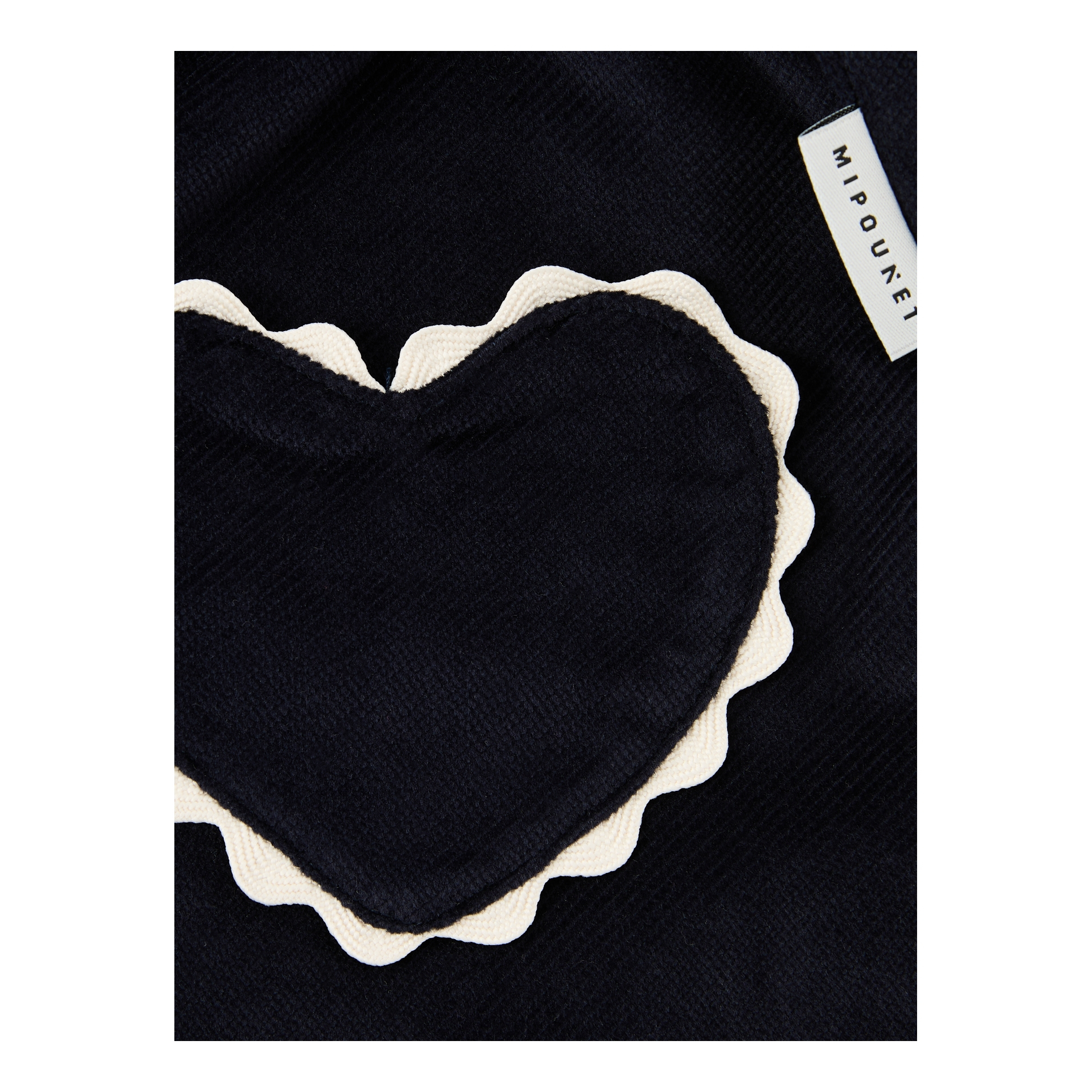 Mipounet Hose 'Clotilde' Marineblau, Frontansicht – UNGER.DE