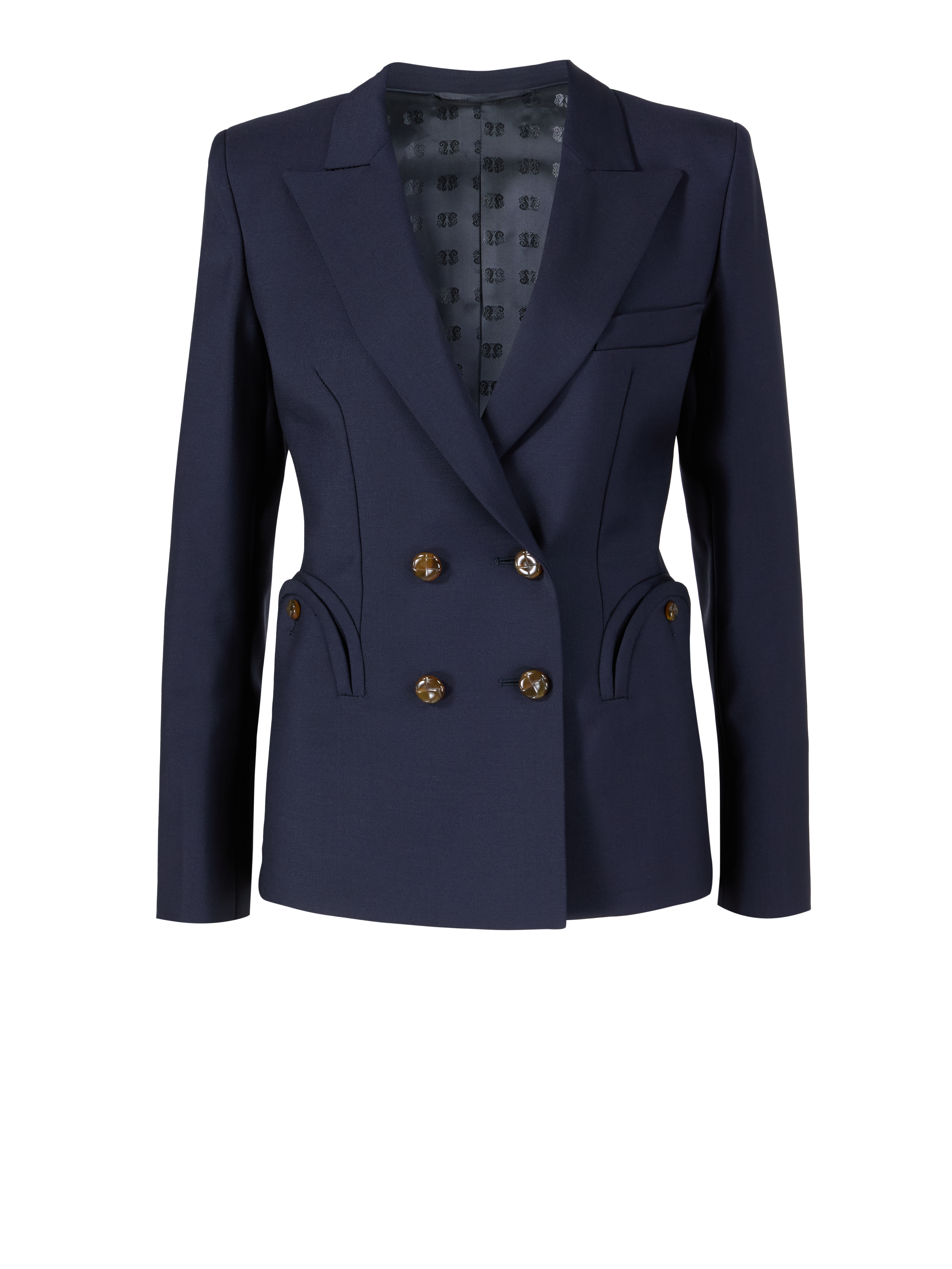 Wollblazer 'First Class Charmer' Marineblau