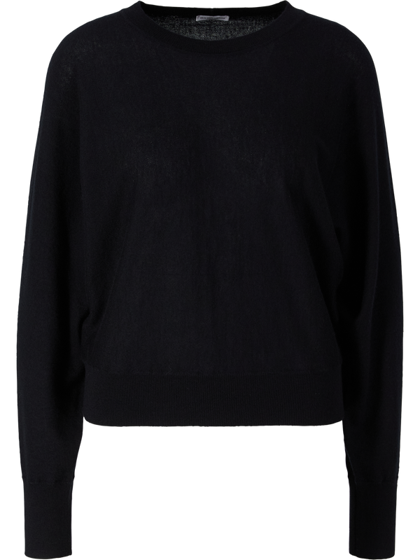 Superfeiner Cashmere-Pullover 'Lamaia' Nero