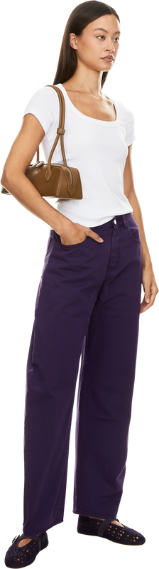 Wide-Leg Jeans 'Tinted' Violett