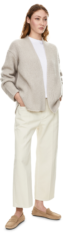 Cashmere-Seidenstrickjacke 'Jera' Kitt