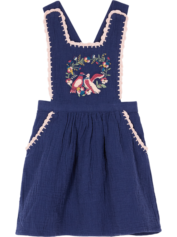 'Agata' Dress, Navy Blue