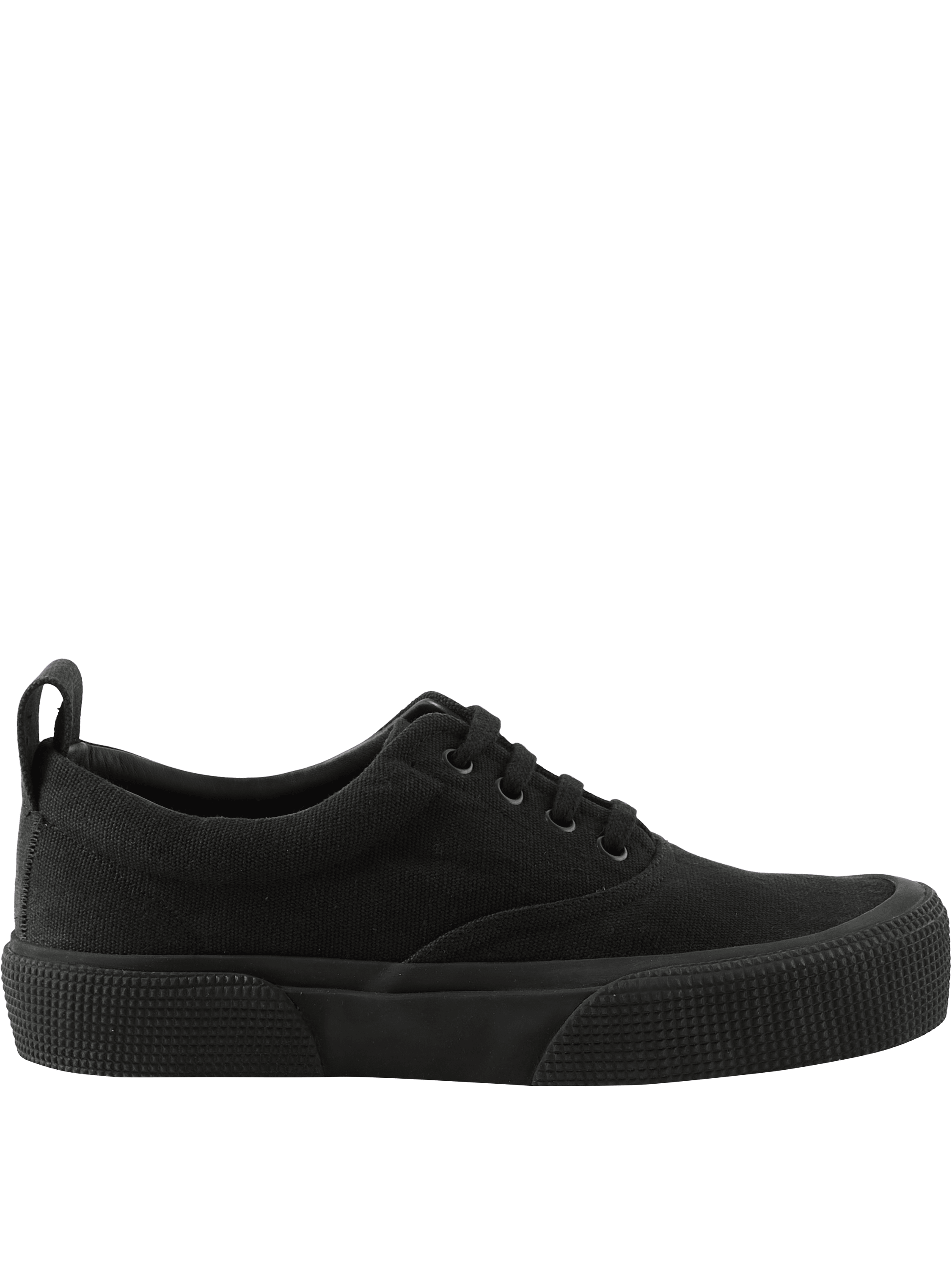 Phoebe Philo Sneaker 'Plimsole' aus Canvas Schwarz, Produktansicht – UNGER.DE