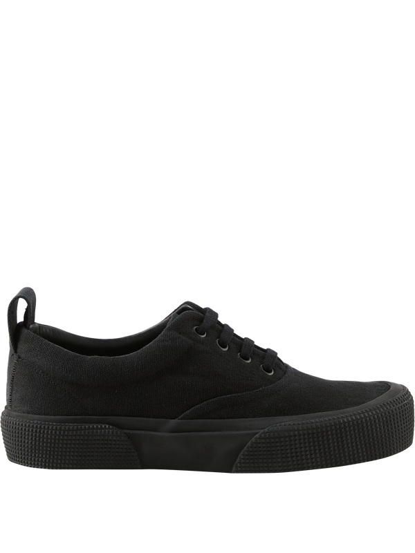 Sneaker 'Plimsole' aus Canvas Schwarz